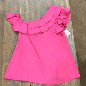 Pink shift blouse